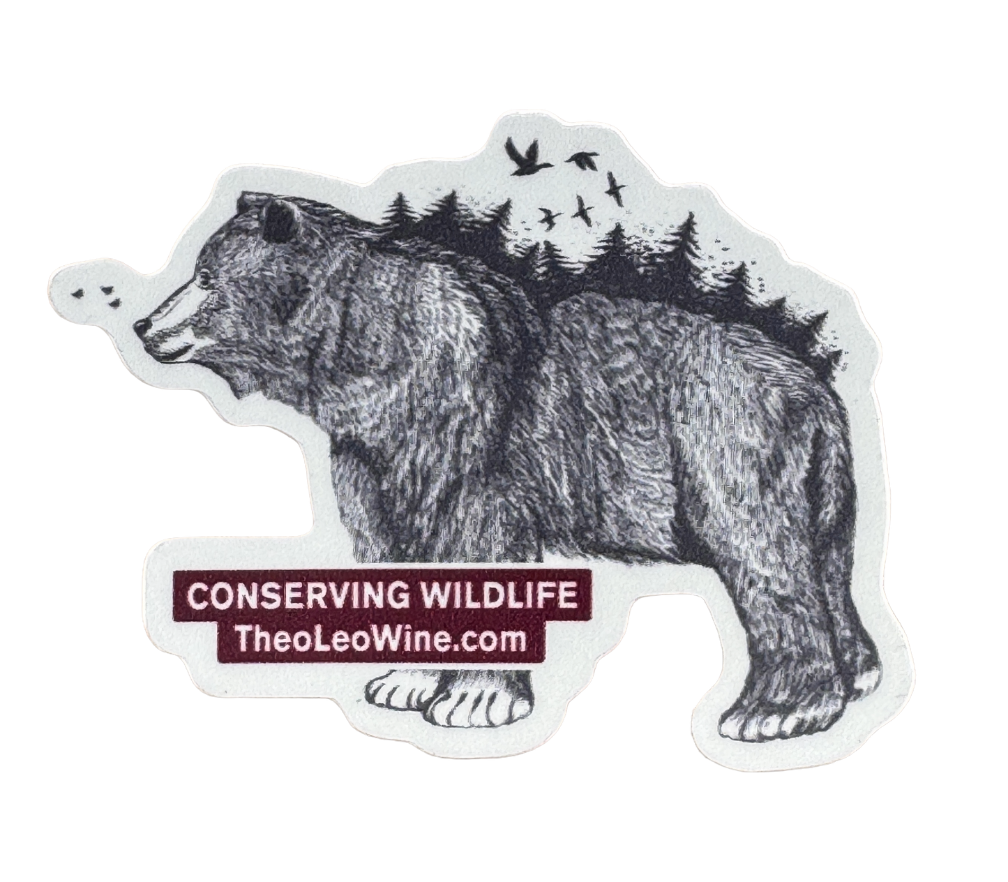 theoleo Bear Conserving Wildlife Sticker