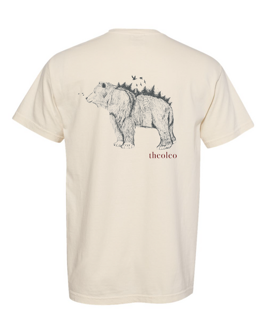 theoleo Bear Comfort Color Unisex Garment-Dyed Heavyweight T-Shirt