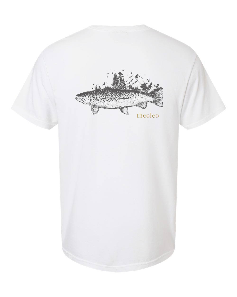 theoleo Trout Comfort Color Unisex Garment-Dyed Heavyweight T-Shirt