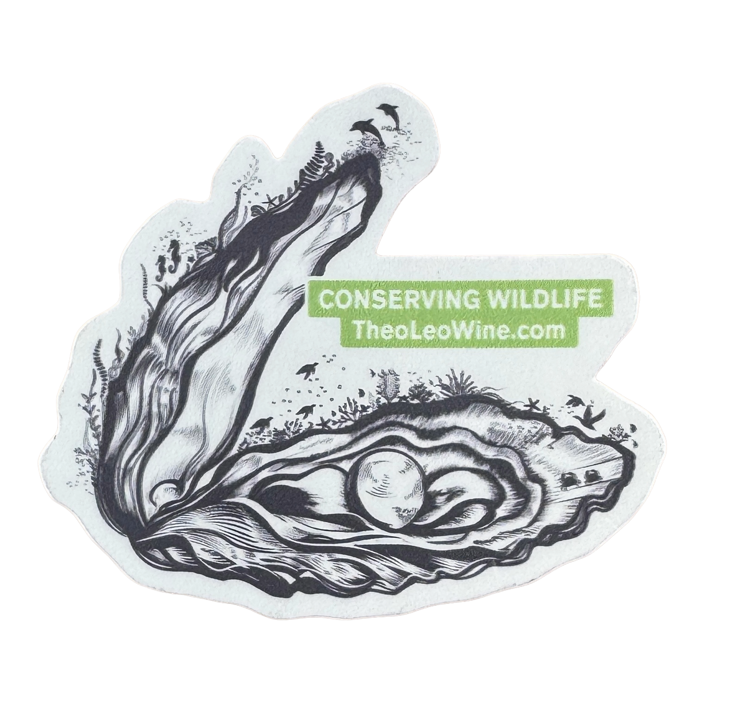 theoleo Oyster Conserving Wildlife Sticker