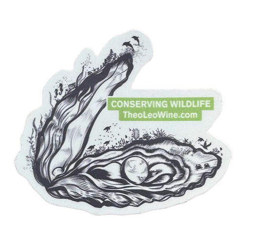 theoleo Oyster Conserving Wildlife Sticker