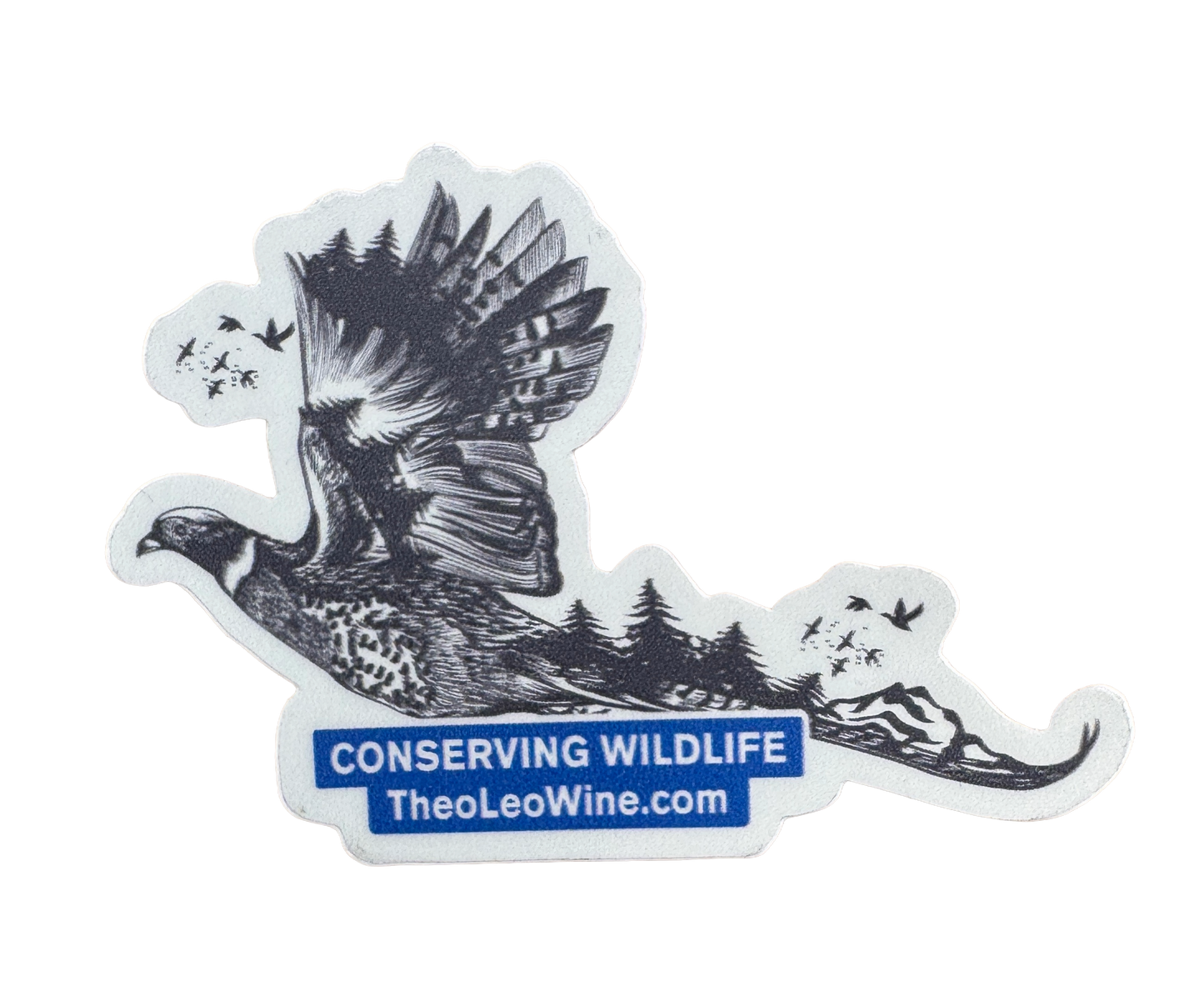 theoleo Pheasant Conserving Wildlife Sticker