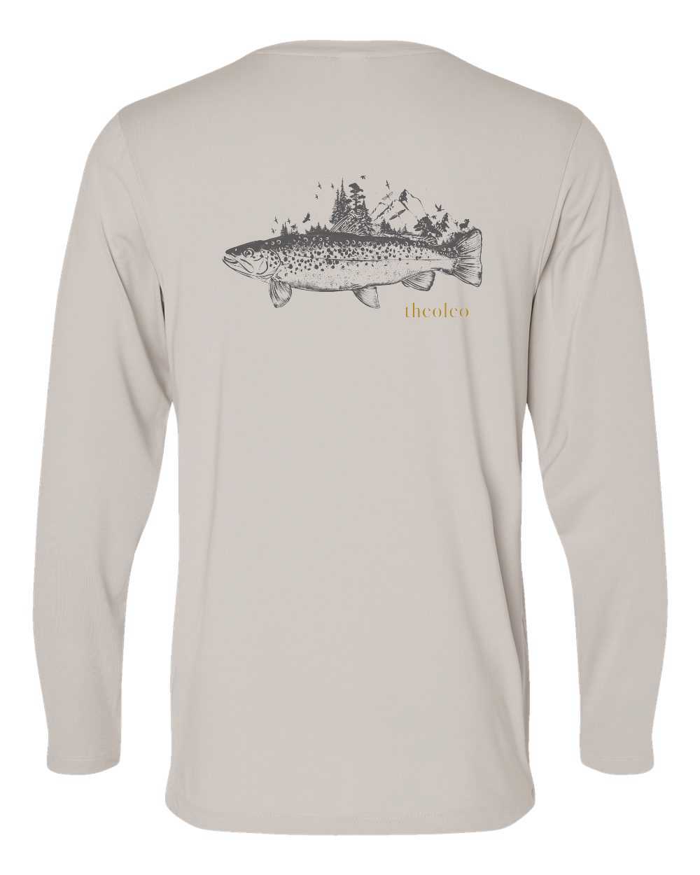 theoleo Trout Unisex Aruba Extreme Performance Long Sleeve Fishing T-Shirt