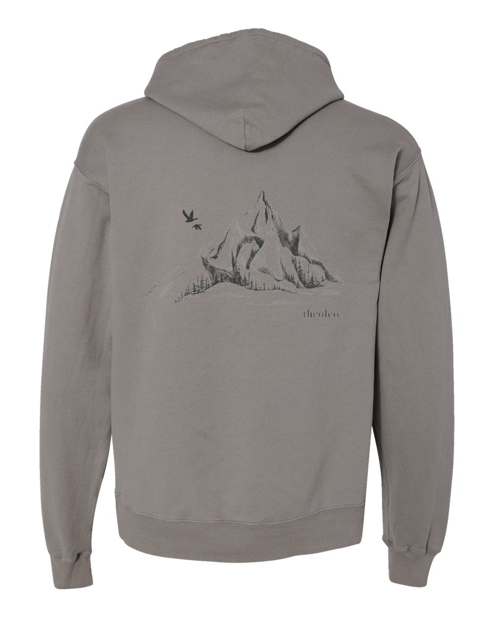 theoleo Unisex Garment-Dyed Hooded Sweatshirt