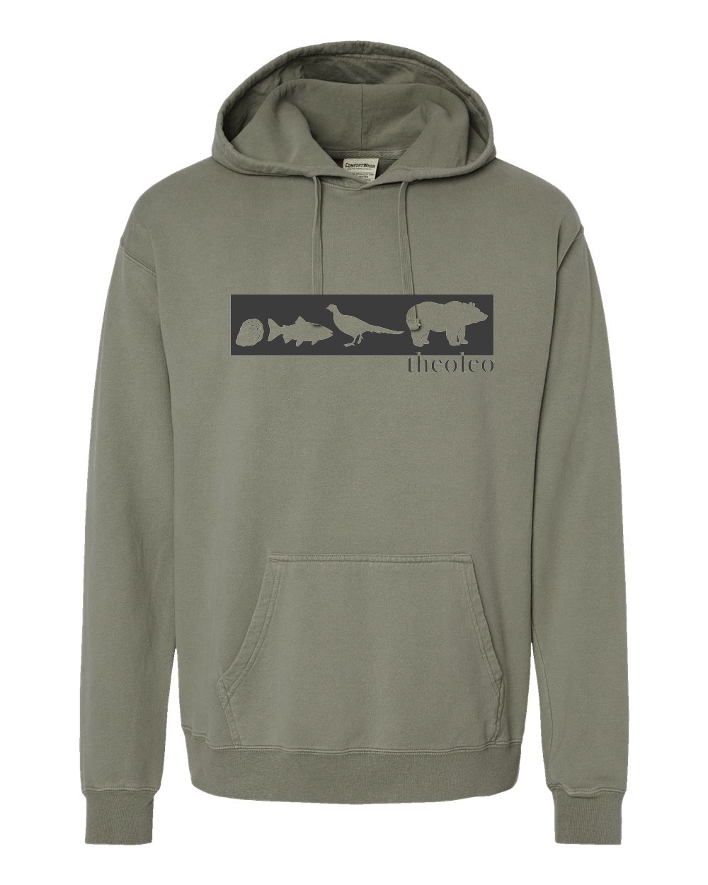theoleo Unisex Garment-Dyed Hooded Sweatshirt