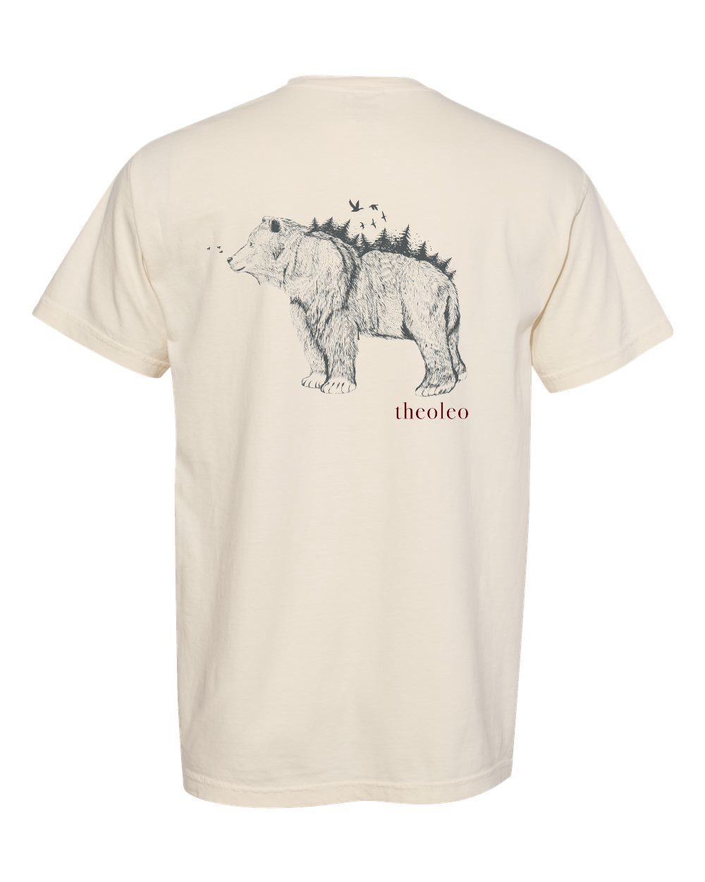 theoleo Bear Comfort Color Unisex Garment-Dyed Heavyweight T-Shirt