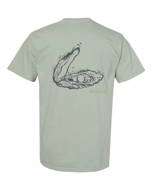 theoleo Oyster Comfort Color Unisex Garment-Dyed Heavyweight T-Shirt