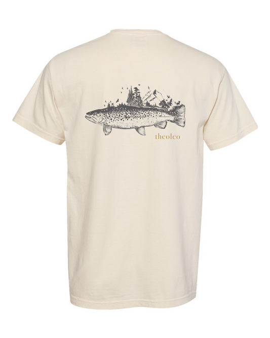 theoleo Trout Comfort Color Unisex Garment-Dyed Heavyweight T-Shirt